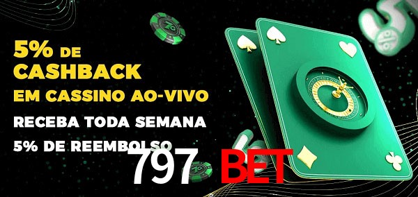 Promoções do cassino ao Vivo 797 bet